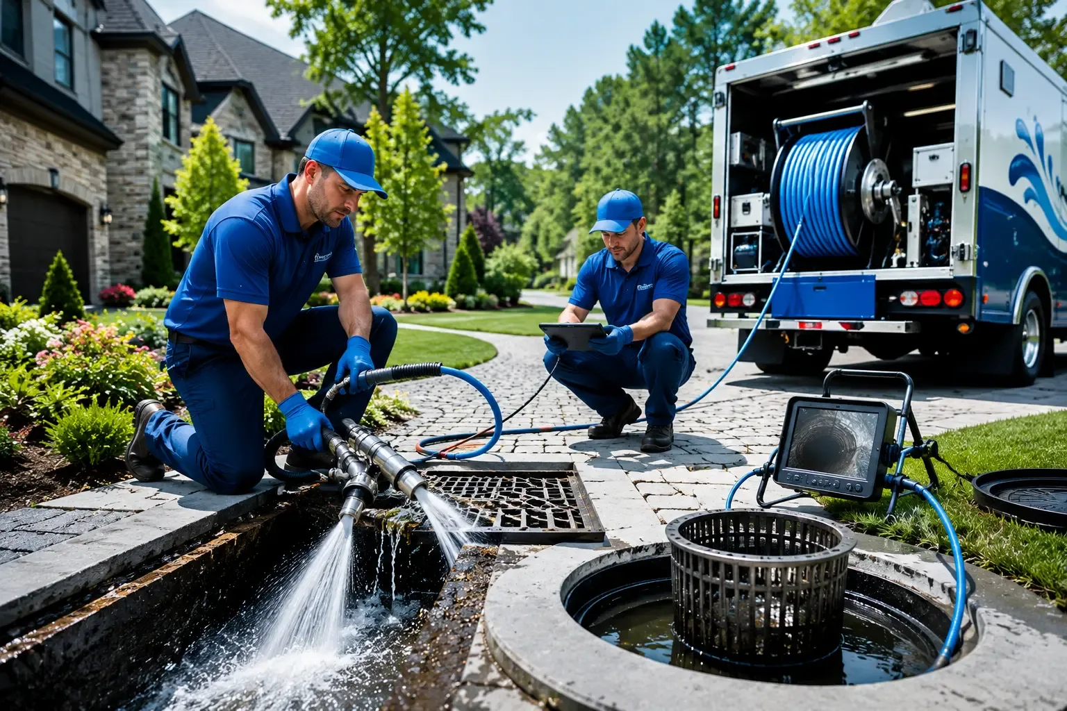 Local outdoor drain cleaning professionals in Monroe, NH